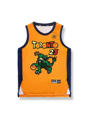 ドラゴンボール神龍プリントバスケットボールジャージ