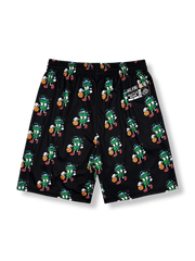 ドリブルボーイデザインのバスケットボールショーツ 五分丈、速乾通気スポーツモデル