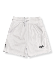 刺繍メッシュバスケットボールショーツ 三分丈