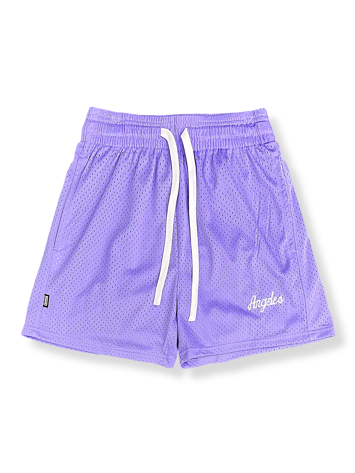 刺繍メッシュバスケットボールショーツ 三分丈