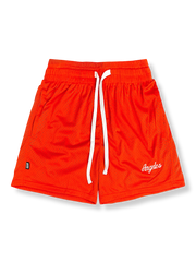 刺繍メッシュバスケットボールショーツ 三分丈