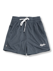 刺繍メッシュバスケットボールショーツ 三分丈