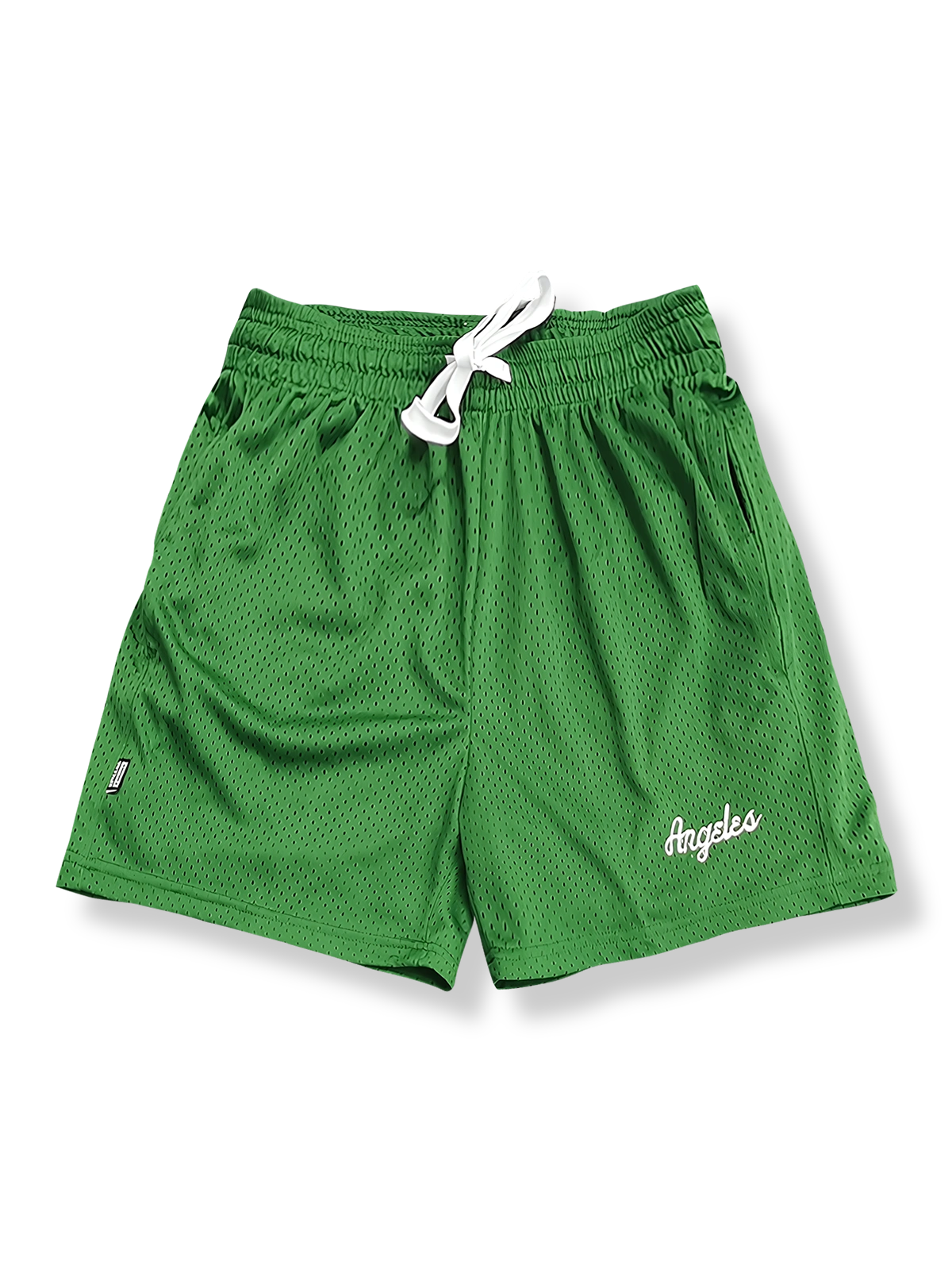 刺繍メッシュバスケットボールショーツ 三分丈