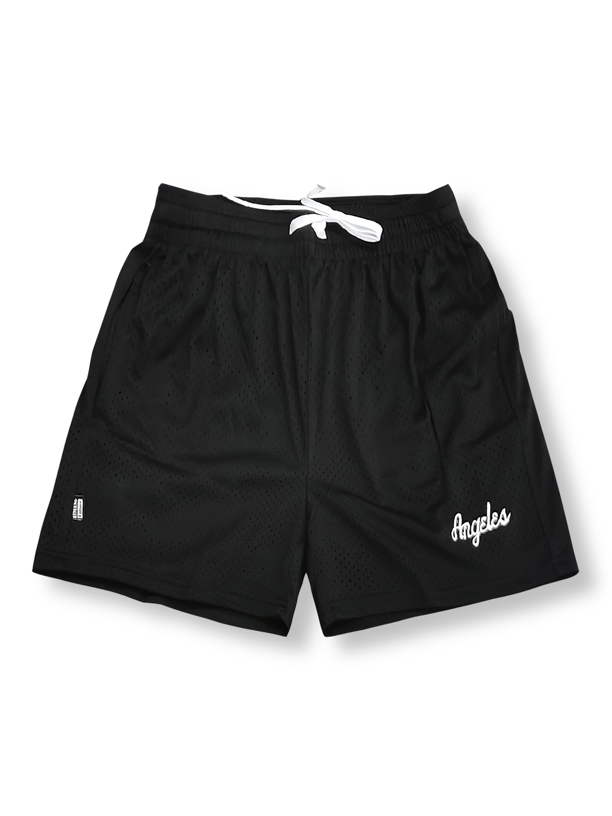 刺繍メッシュバスケットボールショーツ 三分丈