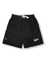 刺繍メッシュバスケットボールショーツ 三分丈