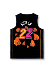 フレイムフィストマイアミ・ヒートバスケットボールジャージ