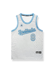 レジェンド8番 不規則ドット柄 バスケットボールジャージ