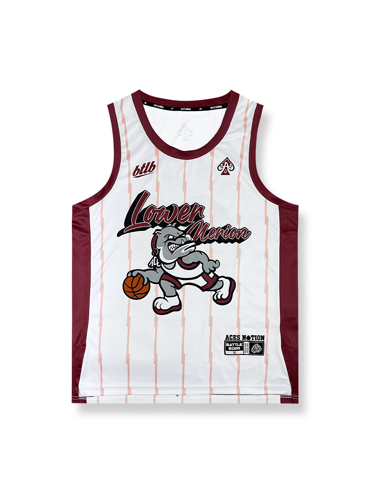 ローアー・メリオンバスケットボールジャージ