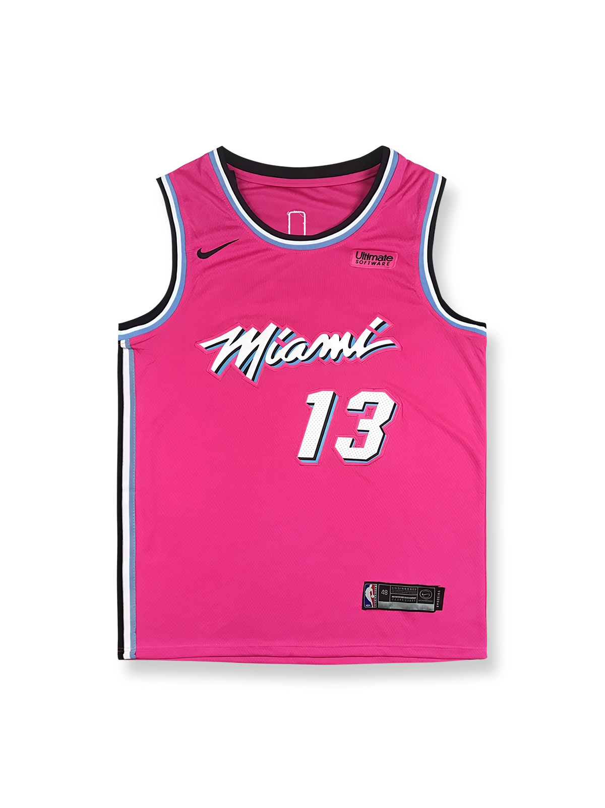 2020-21年 マイアミ・ヒート シティエディション アデバヨ 13番, ヴィンテージバスケットボールシャツ