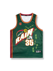 マネーレインプリントバスケットボールジャージ