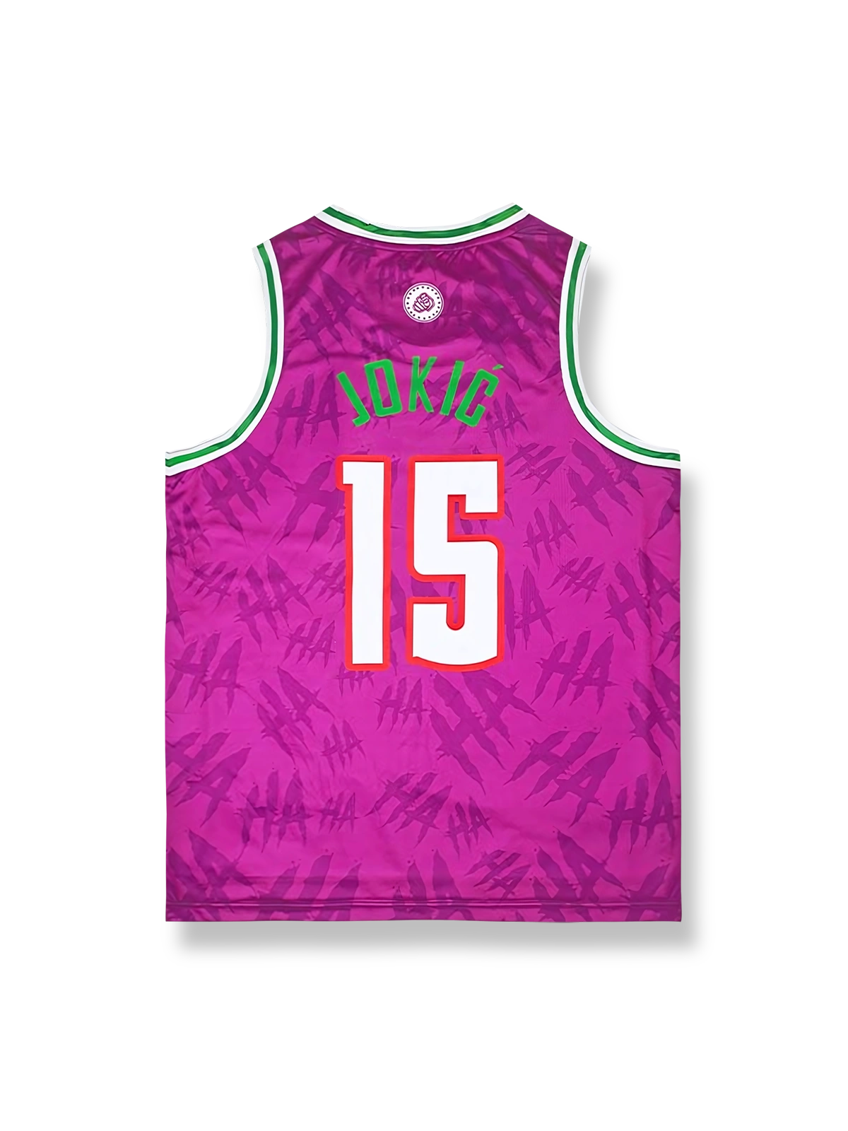 15号ジョーカープリントバスケットボールジャージ