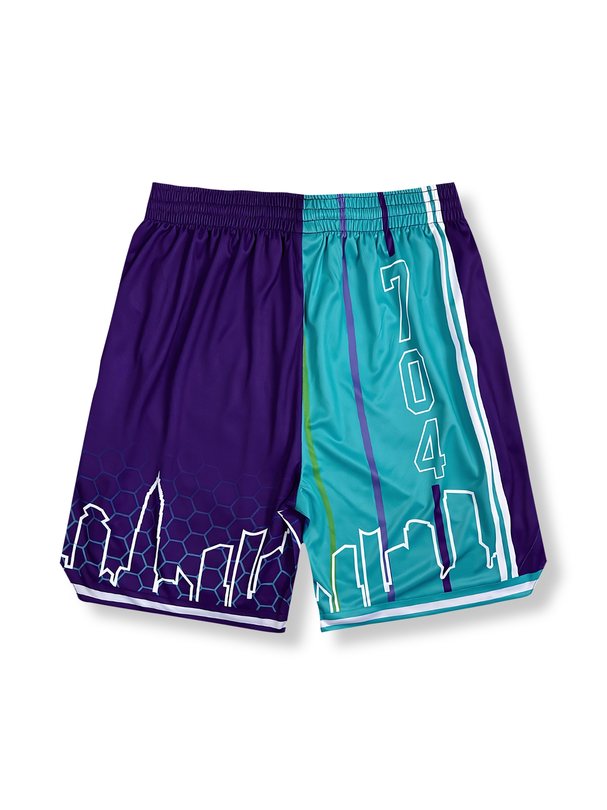 パッチワーク バスケットボールショーツ シャーロット風 五分丈, グラフィックショーツ