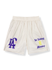 ラトルスネーク メッシュ バスケットボールショーツ, ホワイト, 通気性素材