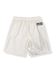 ラトルスネーク メッシュ バスケットボールショーツ, ホワイト, 通気性素材