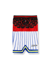 リワークグラフィック パッチワーク バスケットボールショーツ(五分丈)