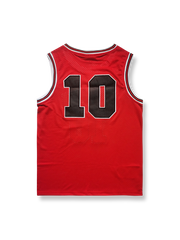 湘北高校 ホーム 桜木花道 10番 スラムダンク ユニフォーム