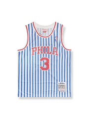 1996-97年 フィラデルフィア・セブンティシクサーズ 特別版 ユニフォーム アレン・アイバーソン 3番 ストライプデザイン