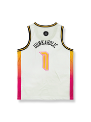 サンセットグラデーション クイックドライ バスケットボールジャージ