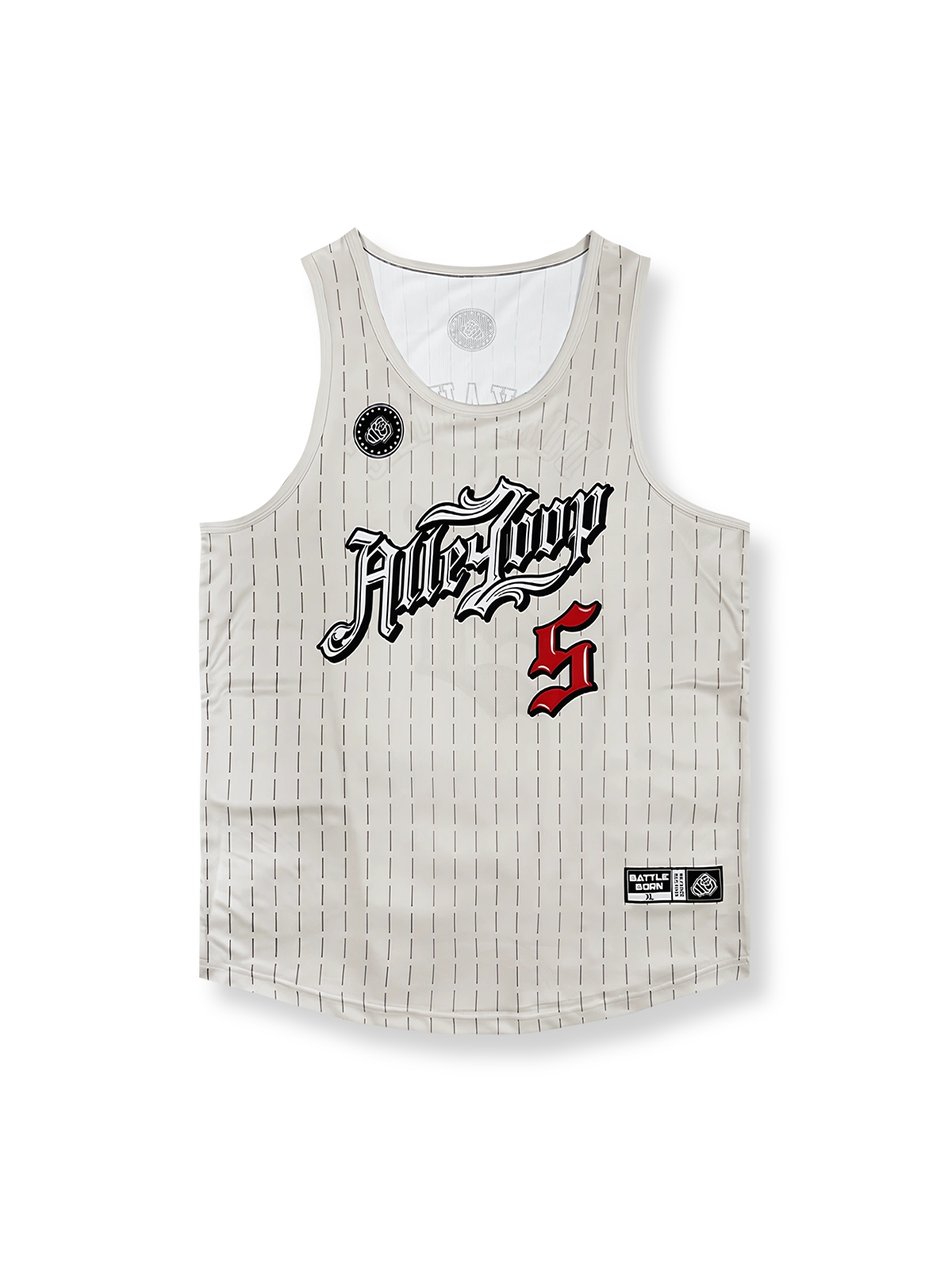 ヴィンテージ配色速乾バスケットボールジャージ