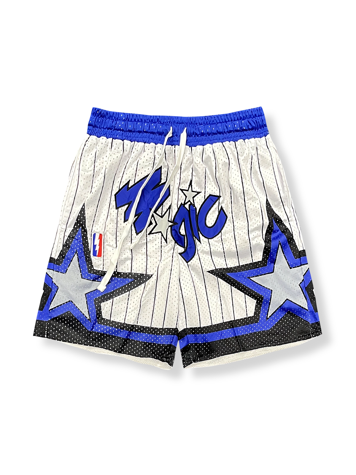 ヴィンテージパッチワーク速乾バスケットボールショーツ 四分丈