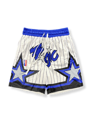 ヴィンテージパッチワーク速乾バスケットボールショーツ 四分丈