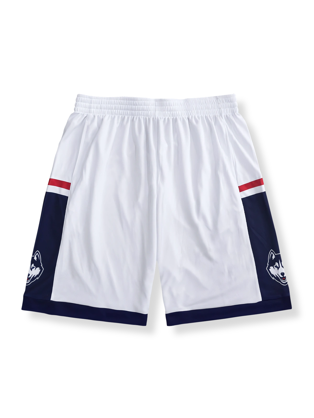 狼の頭プリントバスケットボールショーツ 五分丈