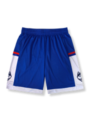 狼の頭プリントバスケットボールショーツ 五分丈