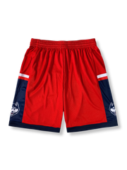 狼の頭プリントバスケットボールショーツ 五分丈