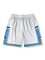 狼の頭プリントバスケットボールショーツ 五分丈