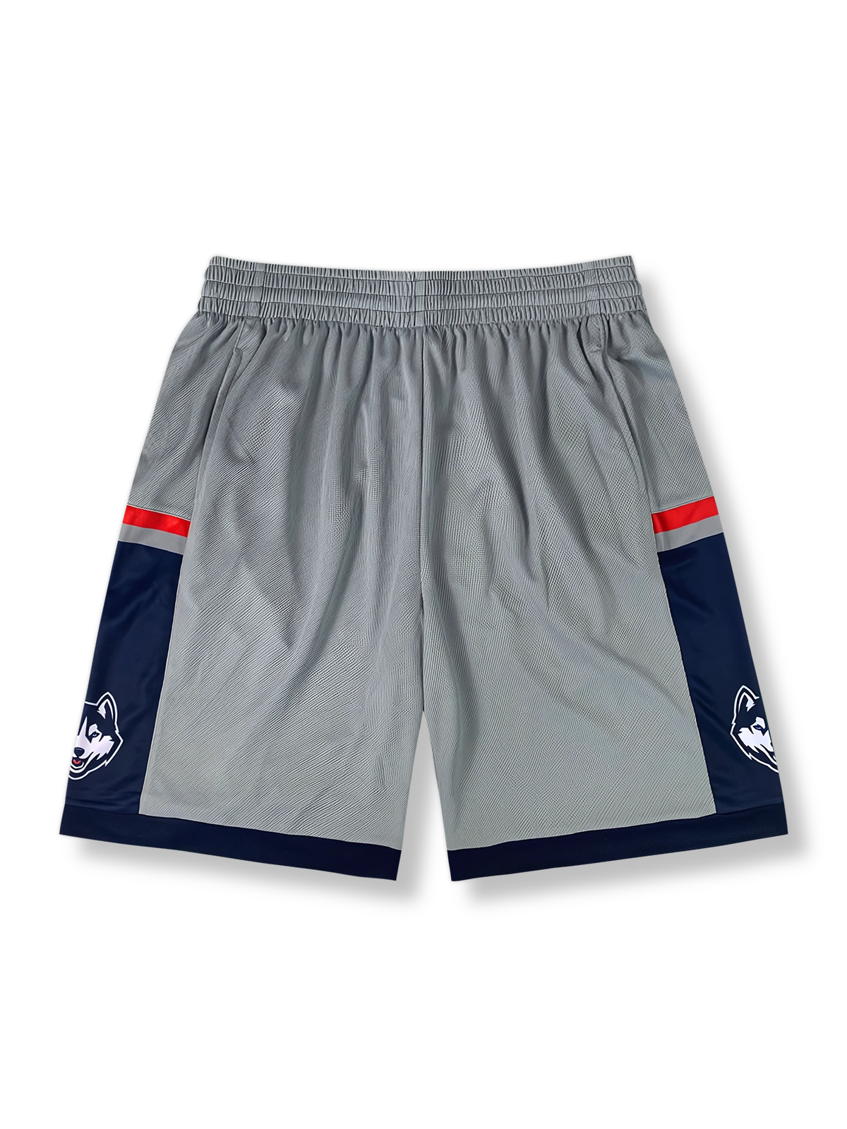 狼の頭プリントバスケットボールショーツ 五分丈