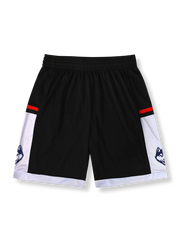 狼の頭プリントバスケットボールショーツ 五分丈