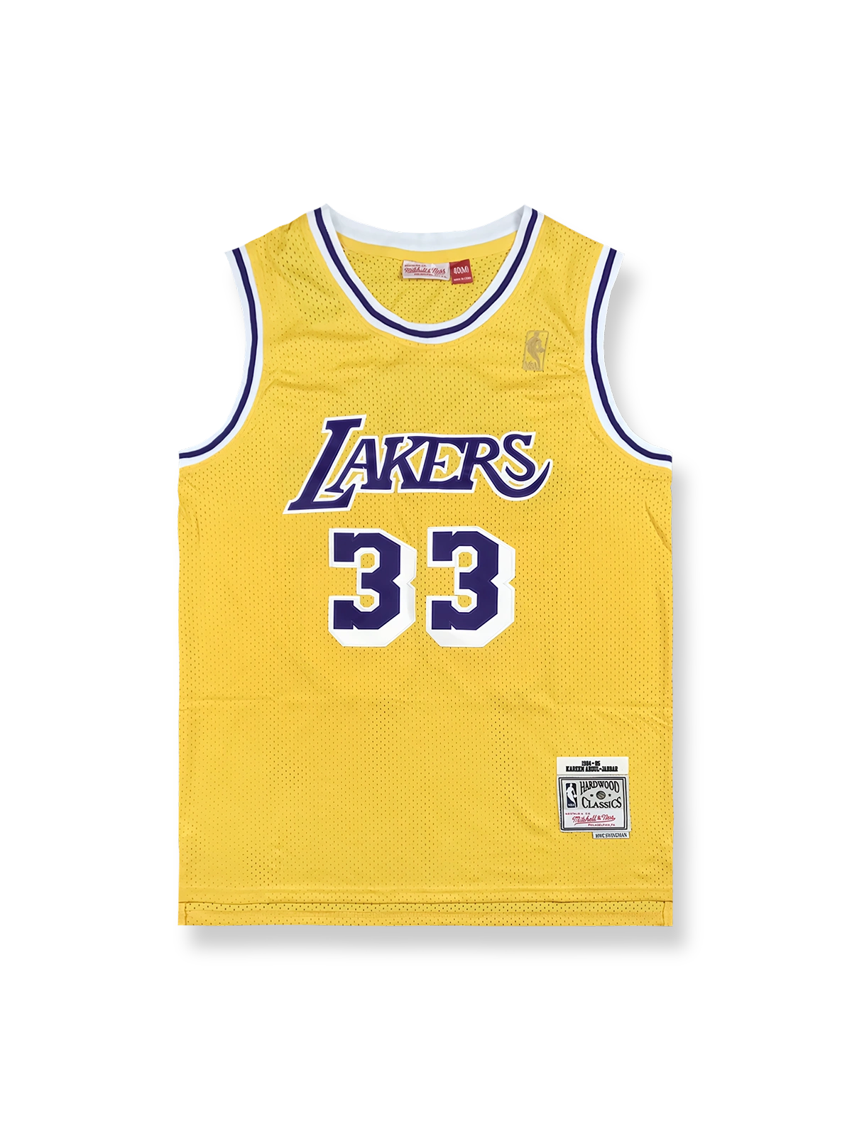 1984-85年 ロサンゼルス・レイカーズ ホームジャージ カリーム・アブドゥル＝ジャバー 33番