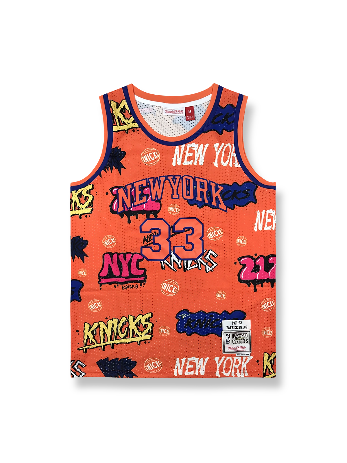 1991-92年 ニューヨーク・ニックス スペシャルエディション ユニフォーム パトリック・ユーイング 33番、NBAビンテージジャージ