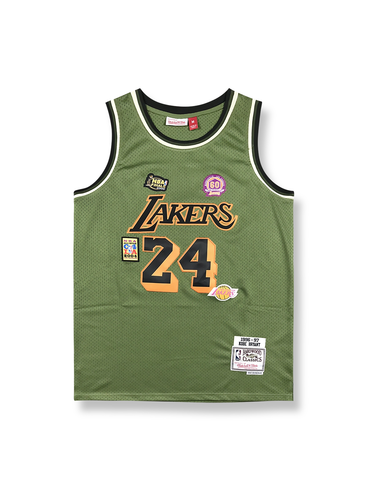 1996-97年 ロサンゼルス・レイカーズ スペシャルエディション ユニフォーム ブライアント 24番、ビンテージバスケットボールシャツ