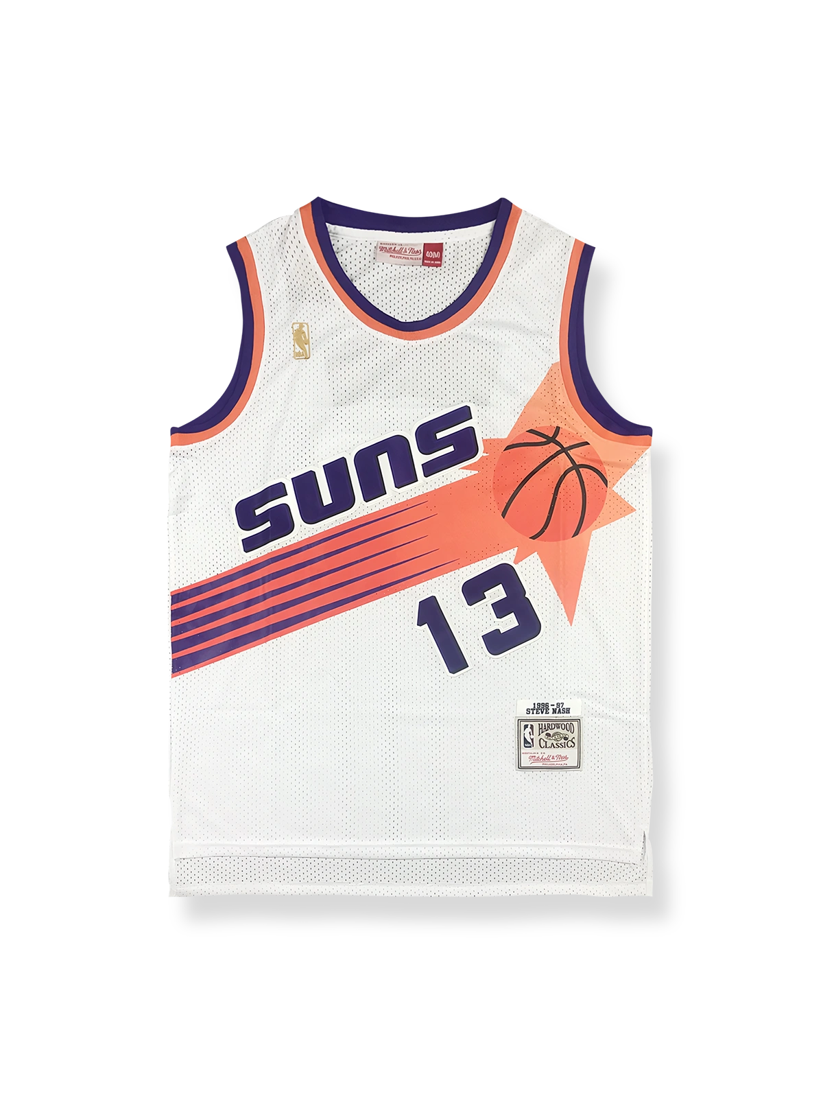 1996-97年 フェニックス・サンズ ホーム ナッシュ 13番、ヴィンテージバスケットボールジャージ
