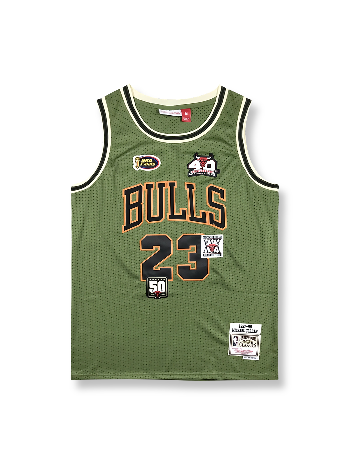 1997-98年 シカゴ・ブルズ スペシャルエディション ユニフォーム ジョーダン 23番、ビンテージバスケットボールシャツ