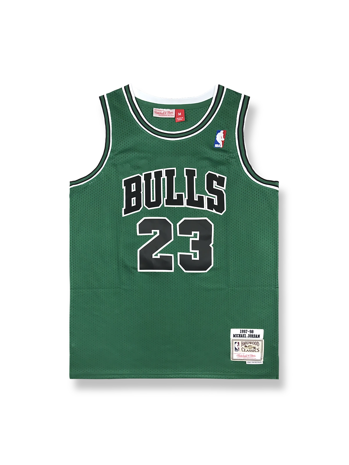 1997-98年 シカゴ・ブルズ ジョーダン 23番 グリーンオルタネート ユニフォーム 復刻版