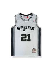 1998-99年 サンアントニオ・スパーズ ホーム ダンカン 21番、ヴィンテージバスケットボールジャージ