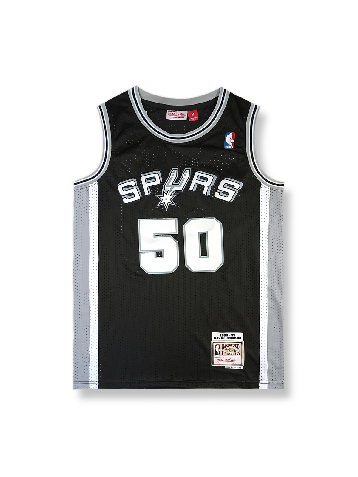 1998-99年 サンアントニオ・スパーズ ホーム ロビンソン 50番、ヴィンテージバスケットボールジャージ