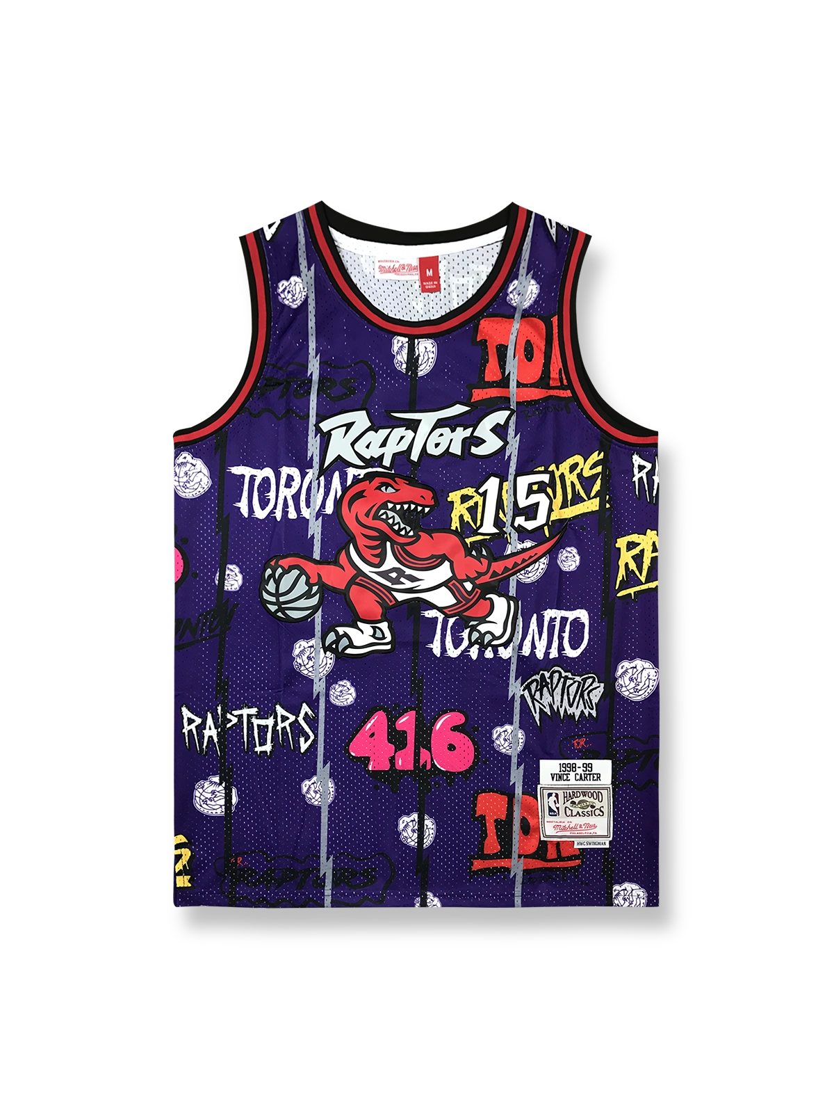 1998-99年 トロント・ラプターズ カーター 15番 グラフィティエディション ジャージ