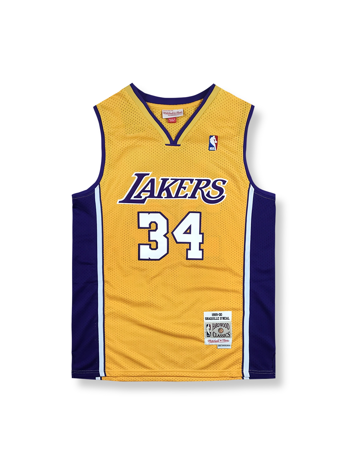 1999-00年 ロサンゼルス・レイカーズ アウェイジャージ シャキール・オニール 34番 三連覇初年度モデル