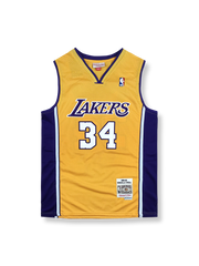 1999-00年 ロサンゼルス・レイカーズ アウェイジャージ シャキール・オニール 34番 三連覇初年度モデル