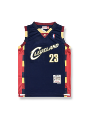 2008-09年 クリーブランド・キャバリアーズ ホーム ユニフォーム レブロン・ジェームズ 23番、ヴィンテージバスケットボールシャツ