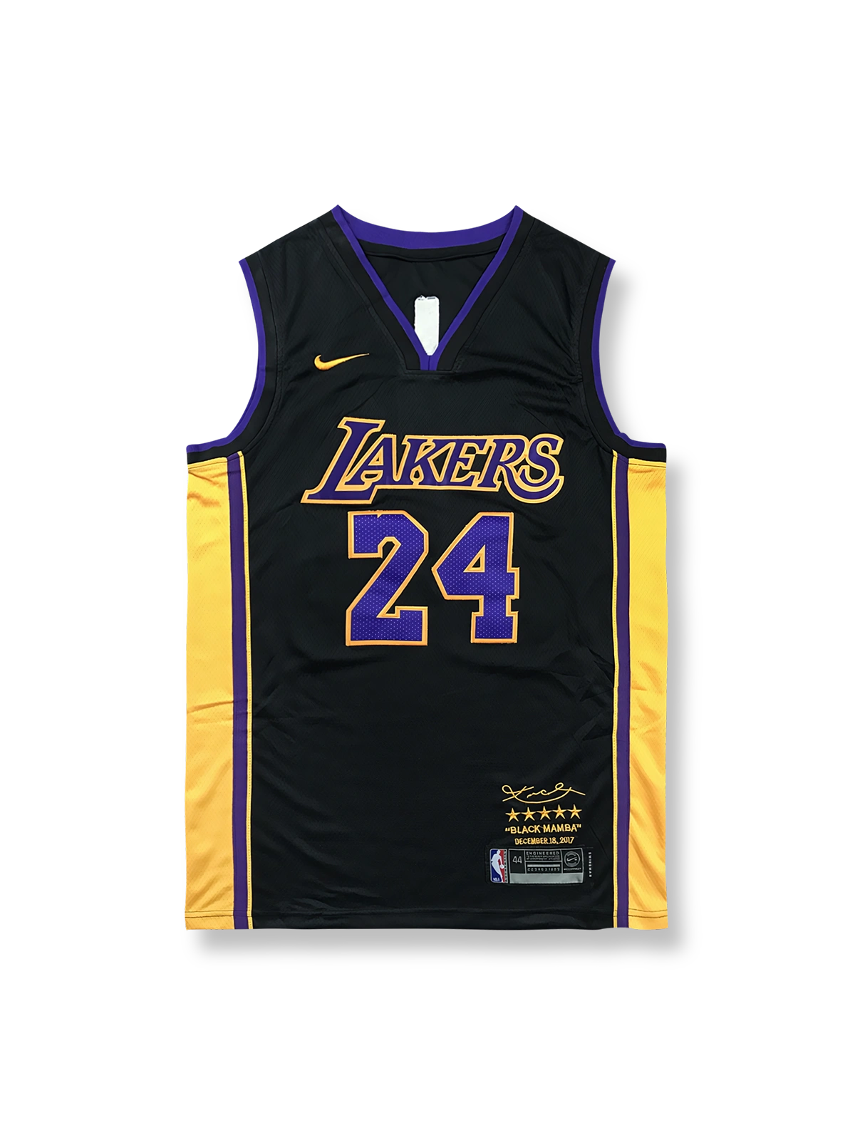 2017年 ロサンゼルス・レイカーズ コービー 24番 引退記念版, ヴィンテージ バスケットボールシャツ