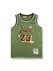 2018-19年 ロサンゼルス・レイカーズ スペシャルエディション ユニフォーム ジェームズ 23番、ビンテージバスケットボールシャツ
