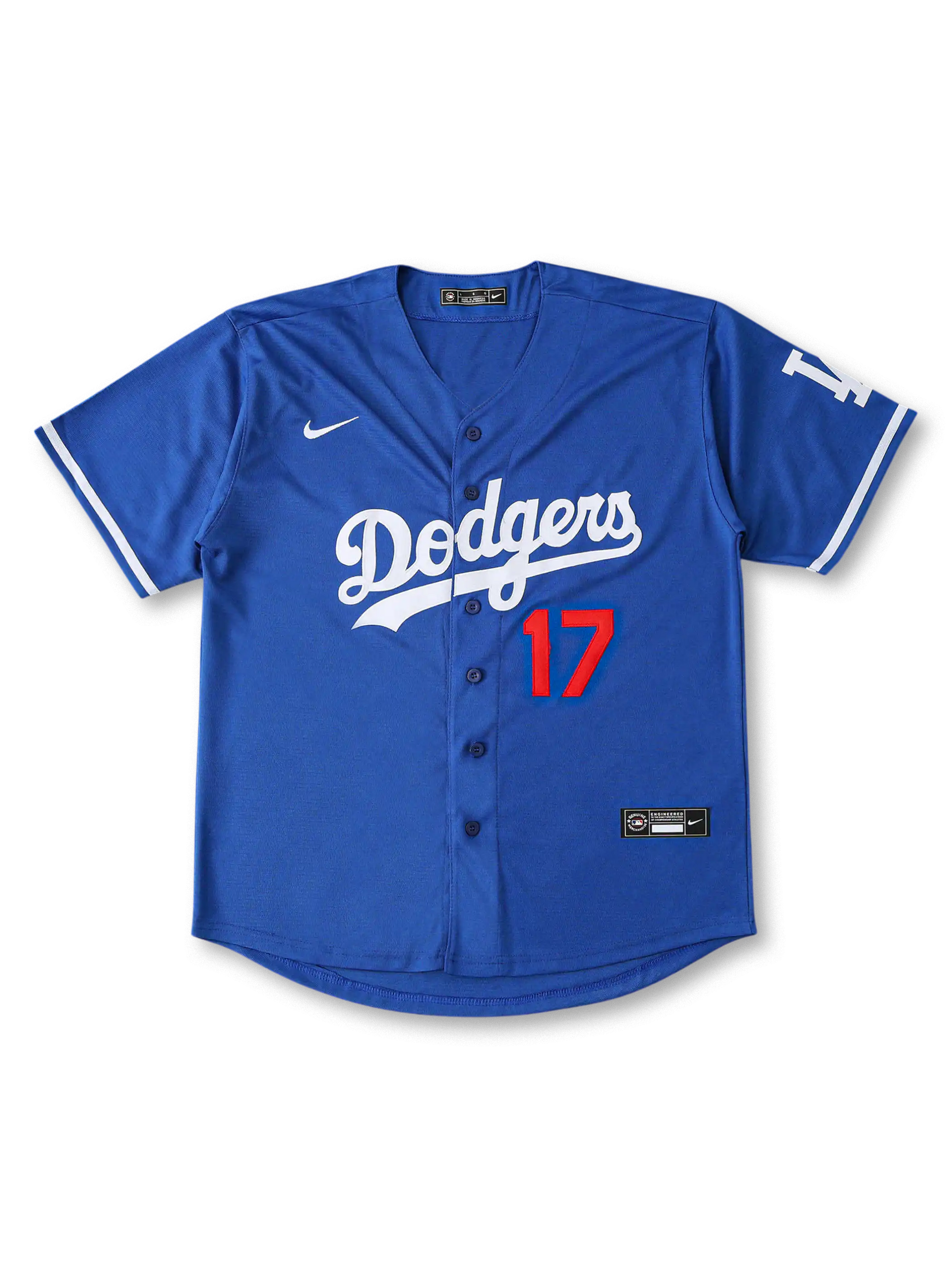 2025年 ロサンゼルス・ドジャース ホーム 大谷翔平 17番-BASUKO