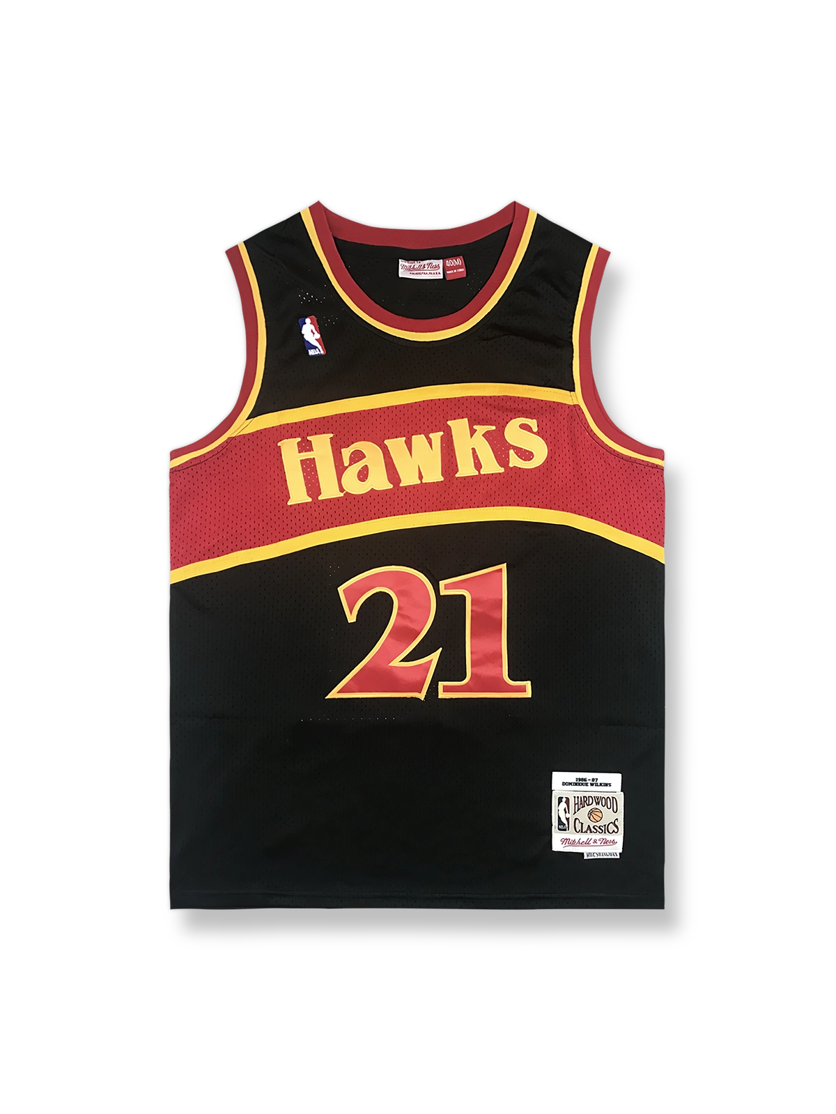 1986-87年 アトランタ・ホークス ウィルキンス 21番