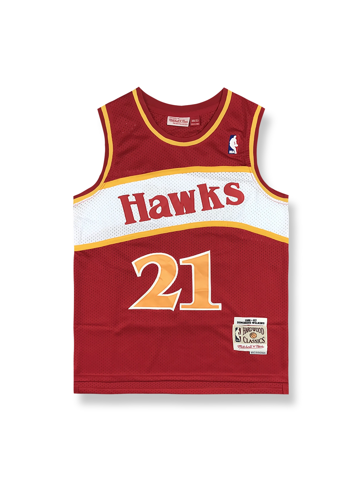 1986-87年 アトランタ・ホークス ウィルキンス 21番