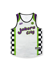 チェッカーボード柄バスケットボールジャージ、速乾通気スポーツモデル