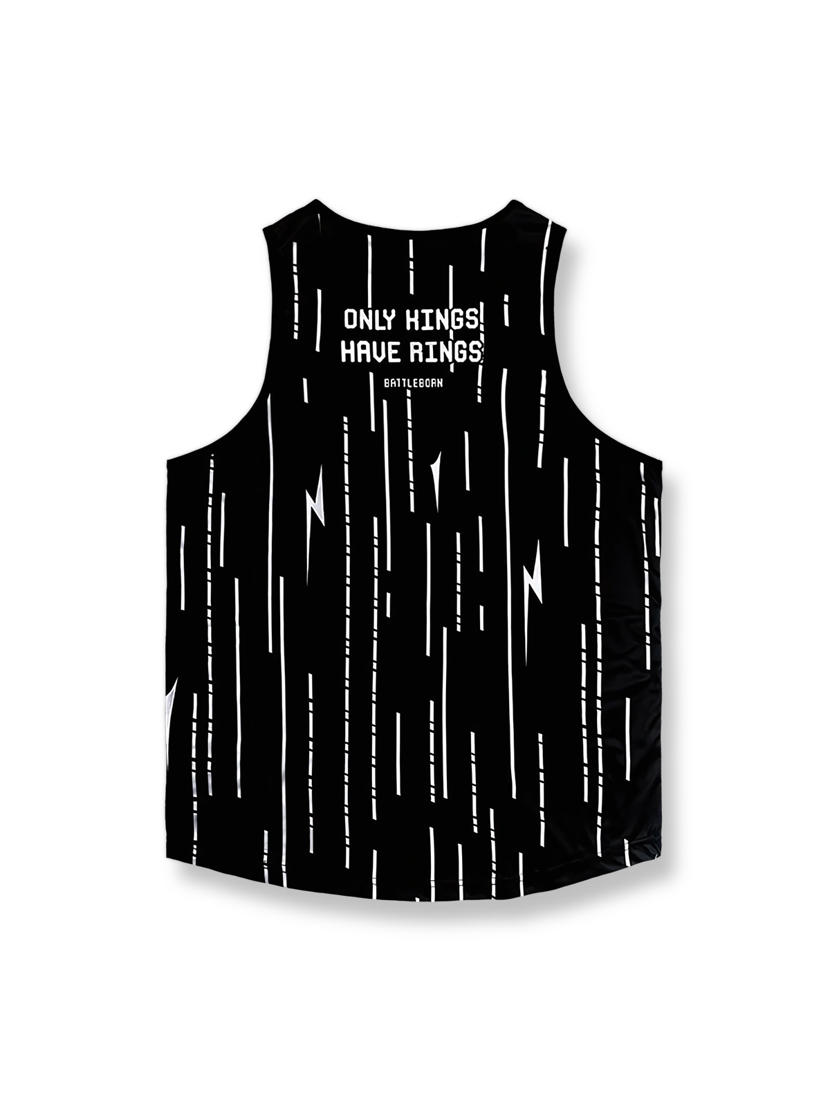 稲妻と流星デザインの速乾バスケットボールタンクトップ